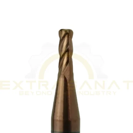 فرز انگشتی الماس سر تخت چهار پر کوتاه 2 تیپ 0.5 طول 50 MTS
