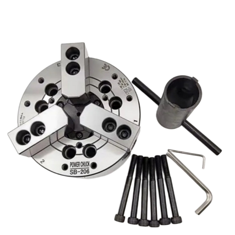 سه نظام هیدرولیک CNC سایز 165 میلی متر | 6inch مدل SB-206 سه نظام هیدرولیک CNC سایز 165 میلی متر | 6inch مدل SB-206